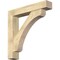 Ekena Millwork Legacy Block Rough Sawn Bracket w/ Offset Brace, Douglas Fir, 8"W x 44"D x 44"H BKT0806X44X44LEC05RDF - alternate 1